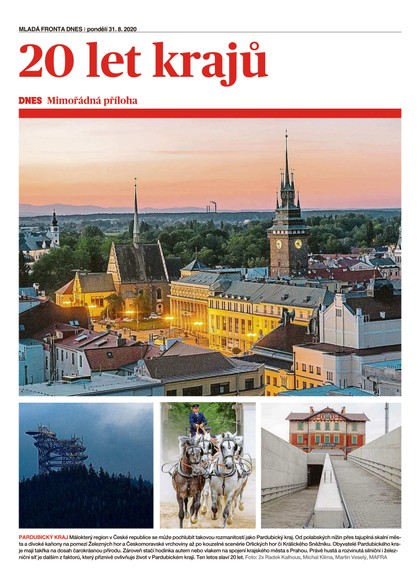 E-magazín MF DNES extra Pardubický - 31.8.2020 - MAFRA, a.s.