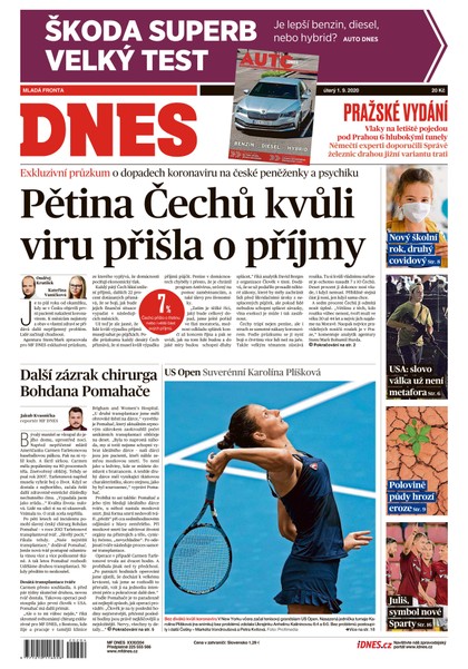 E-magazín MF DNES - 1.9.2020 - MAFRA, a.s.