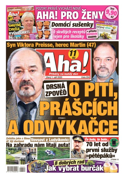E-magazín AHA! - 1.9.2020 - CZECH NEWS CENTER a. s.