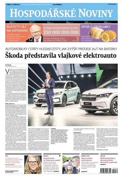 E-magazín HN 170 - 02.09.2020 - Economia, a.s.