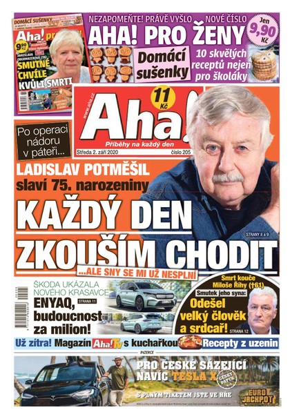 E-magazín AHA! - 2.9.2020 - CZECH NEWS CENTER a. s.