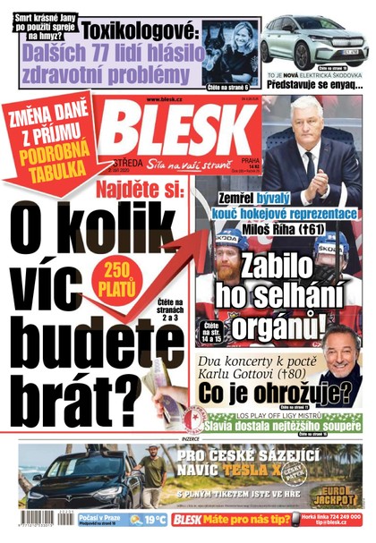 E-magazín Blesk - 2.9.2020 - CZECH NEWS CENTER a. s.