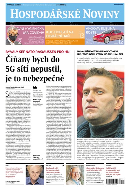 E-magazín HN 171 - 3.9.2020 - Economia, a.s.