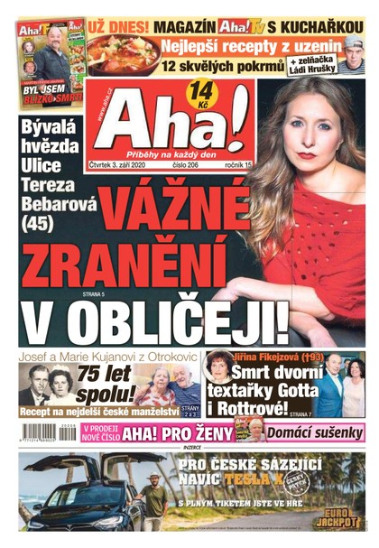 E-magazín AHA! - 3.9.2020 - CZECH NEWS CENTER a. s.