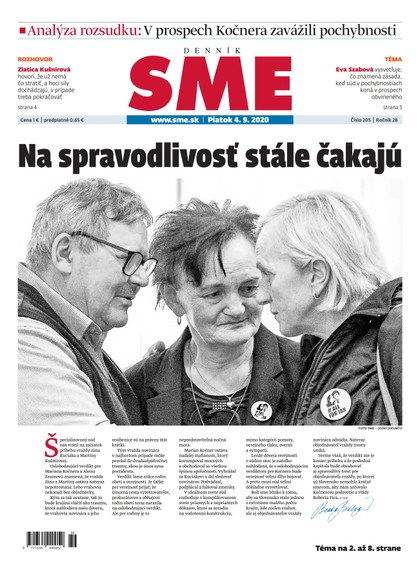 E-magazín SME 4/9/2020 - Petit Press, a.s. 