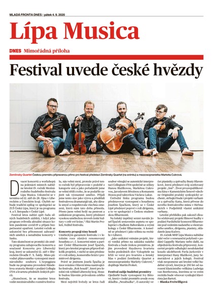 E-magazín MF DNES extra Liberecký - 4.9.2020 - MAFRA, a.s.