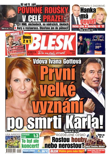 E-magazín Blesk - 5.9.2020 - CZECH NEWS CENTER a. s.