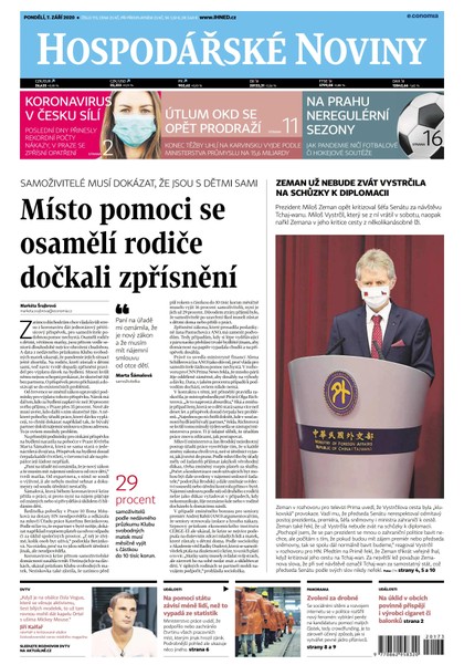 E-magazín HN 173 - 7.9.2020 - Economia, a.s.