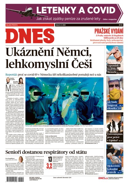 E-magazín MF DNES - 8.9.2020 - MAFRA, a.s.
