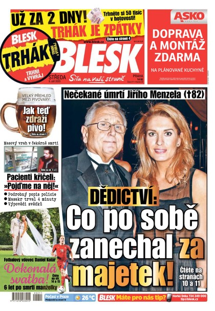 E-magazín Blesk - 9.9.2020 - CZECH NEWS CENTER a. s.