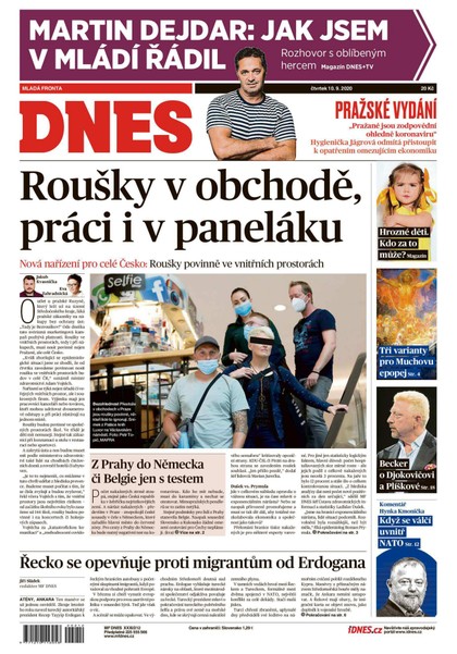 E-magazín MF DNES - 10.9.2020 - MAFRA, a.s.