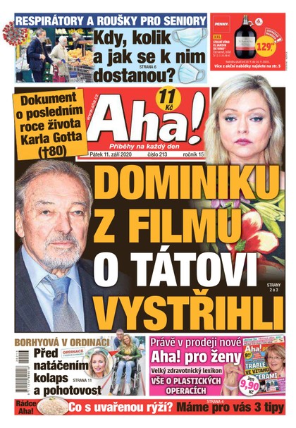 E-magazín AHA! - 11.9.2020 - CZECH NEWS CENTER a. s.