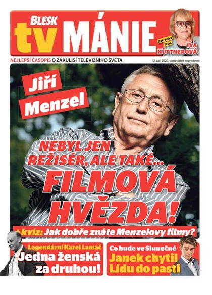 E-magazín Blesk Tv manie - 12.9.2020 - CZECH NEWS CENTER a. s.