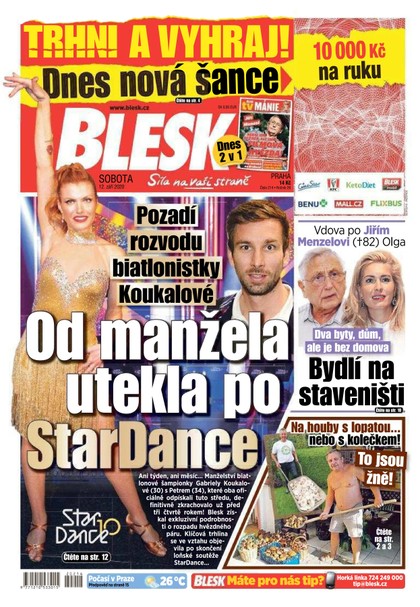 E-magazín Blesk - 12.9.2020 - CZECH NEWS CENTER a. s.