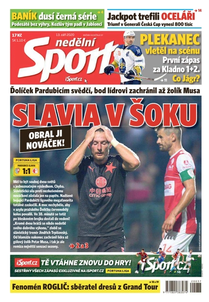 E-magazín Nedělní Sport - 13.9.2020 - CZECH NEWS CENTER a. s.