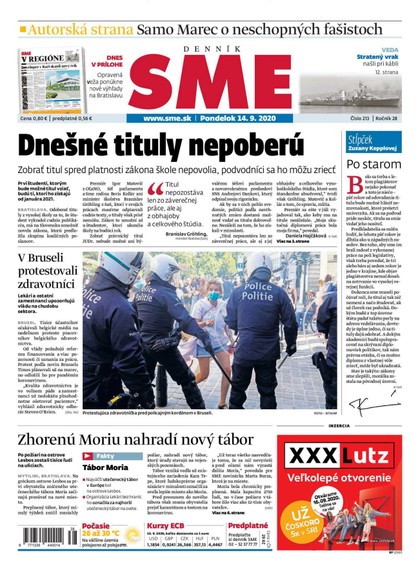 E-magazín SME 14/9/2020 - Petit Press, a.s. 