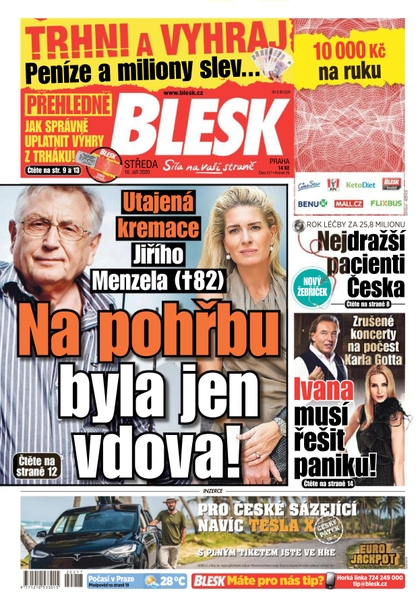 E-magazín Blesk - 16.9.2020 - CZECH NEWS CENTER a. s.