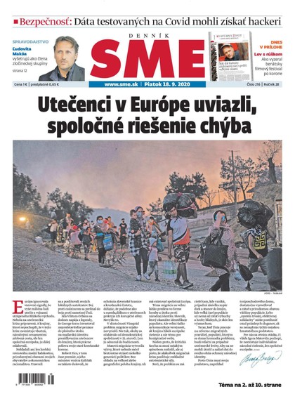 E-magazín SME 18/9/2020 - Petit Press, a.s. 