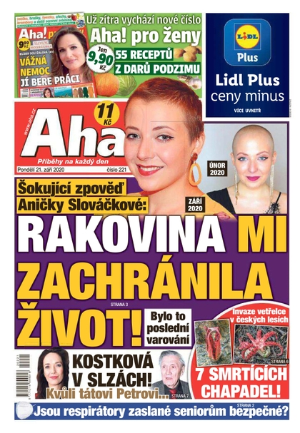 E-magazín AHA! - 21.9.2020 - CZECH NEWS CENTER a. s.