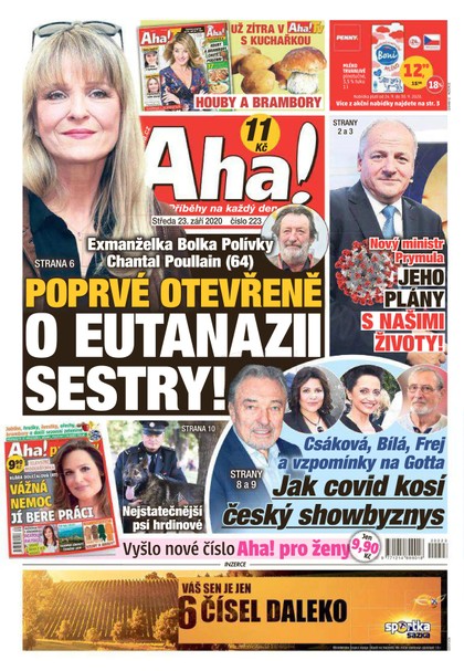 E-magazín AHA! - 23.9.2020 - CZECH NEWS CENTER a. s.