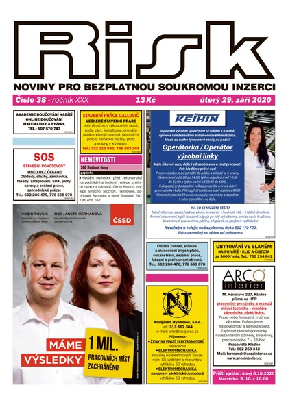 E-magazín Risk 38/2020 - Risk