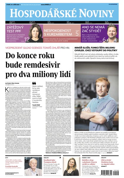 E-magazín HN 188 - 29.09.2020 - Economia, a.s.