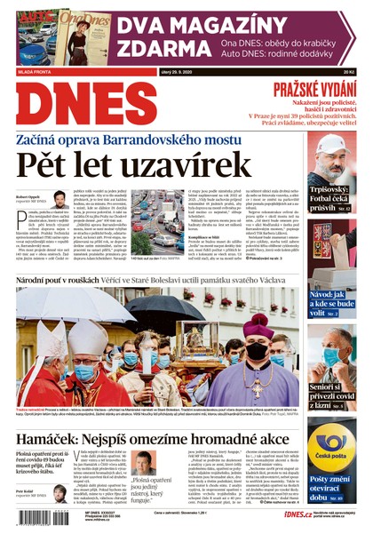 E-magazín MF DNES - 29.9.2020 - MAFRA, a.s.