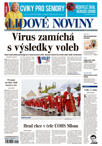 E-magazín LN - 29.9.2020 - MAFRA, a.s.