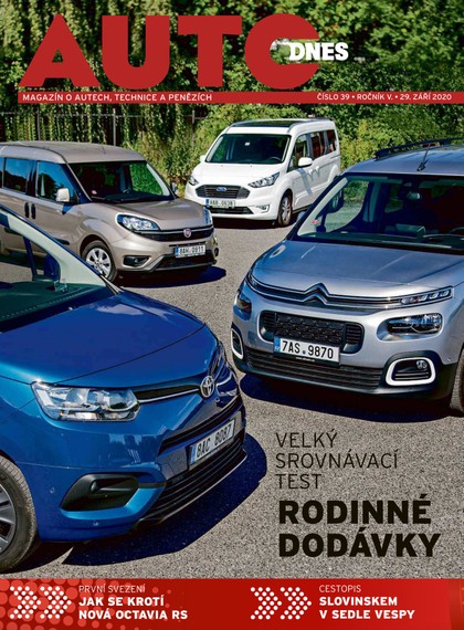 E-magazín AUTO DNES - 29.9.2020 - MAFRA, a.s.