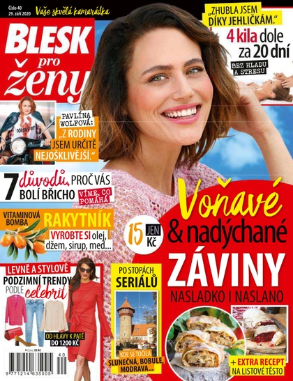 E-magazín Blesk pro ženy - 40/2020 - CZECH NEWS CENTER a. s.