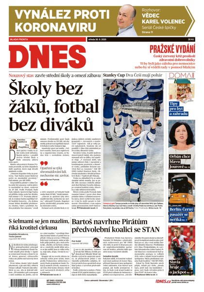 E-magazín MF DNES - 30.9.2020 - MAFRA, a.s.