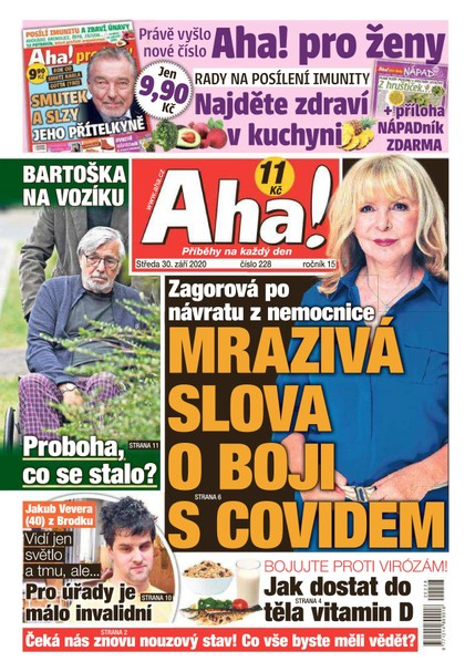 E-magazín AHA! - 30.9.2020 - CZECH NEWS CENTER a. s.