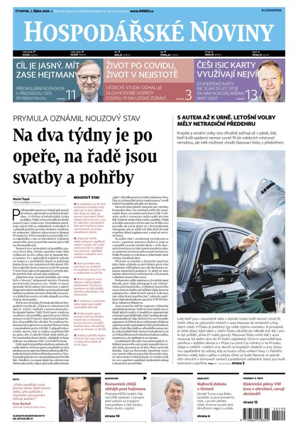 E-magazín HN 190 - 01.10.2020 - Economia, a.s.