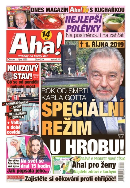 E-magazín AHA! - 1.10.2020 - CZECH NEWS CENTER a. s.