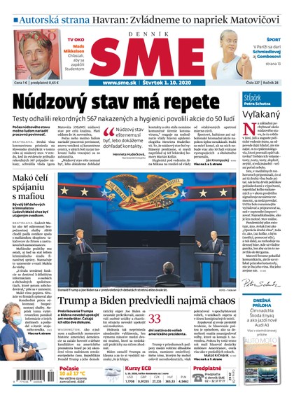 E-magazín SME 1/10/2020 - Petit Press, a.s. 