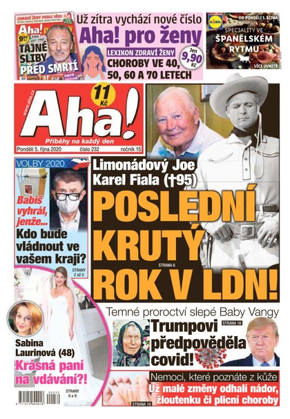 E-magazín AHA! - 5.10.2020 - CZECH NEWS CENTER a. s.