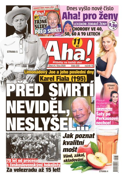 E-magazín AHA! - 6.10.2020 - CZECH NEWS CENTER a. s.