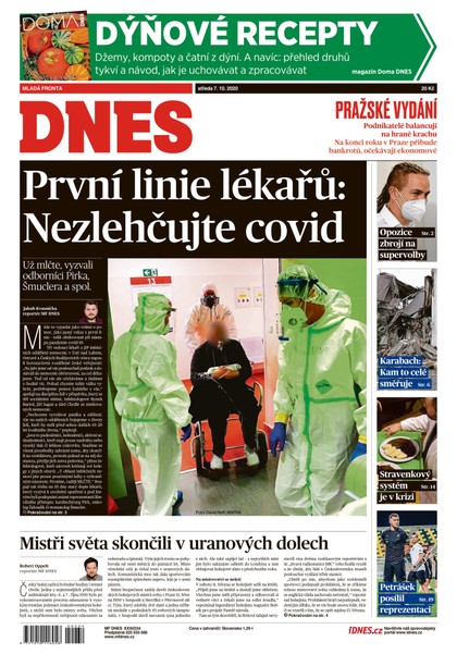 E-magazín MF DNES - 7.10.2020 - MAFRA, a.s.