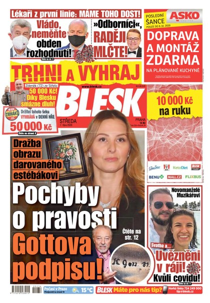 E-magazín Blesk - 7.10.2020 - CZECH NEWS CENTER a. s.