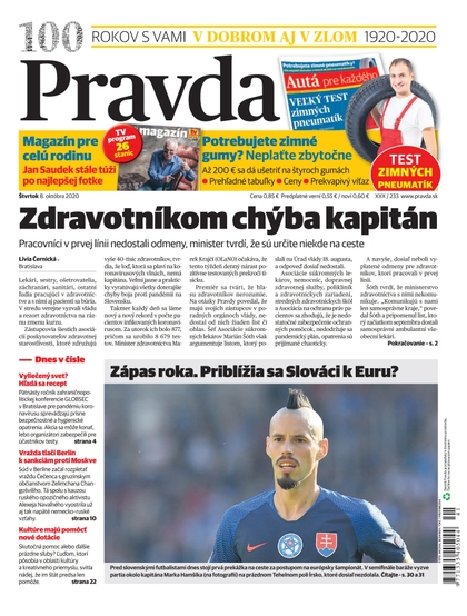 E-magazín Denník Pravda 8. 10. 2020 - OUR MEDIA SR a. s.