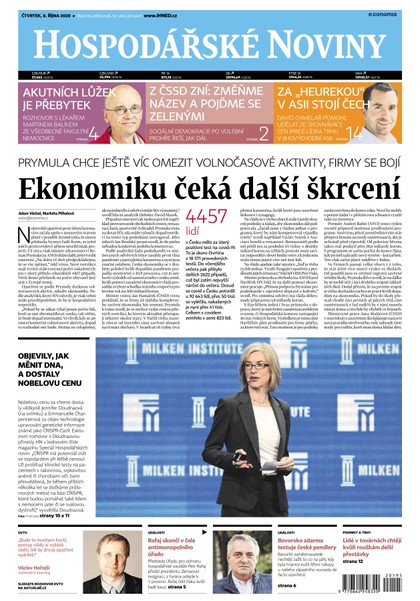 E-magazín HN 195 - 8.10.2020 - Economia, a.s.