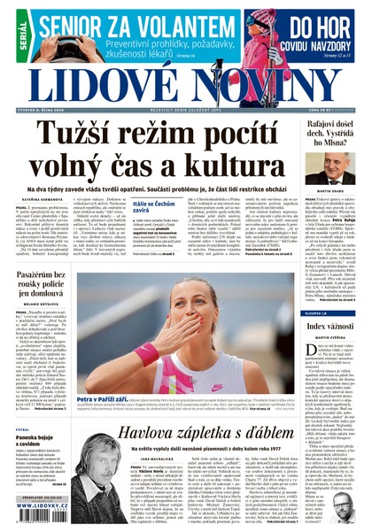 E-magazín LN - 8.10.2020 - MAFRA, a.s.