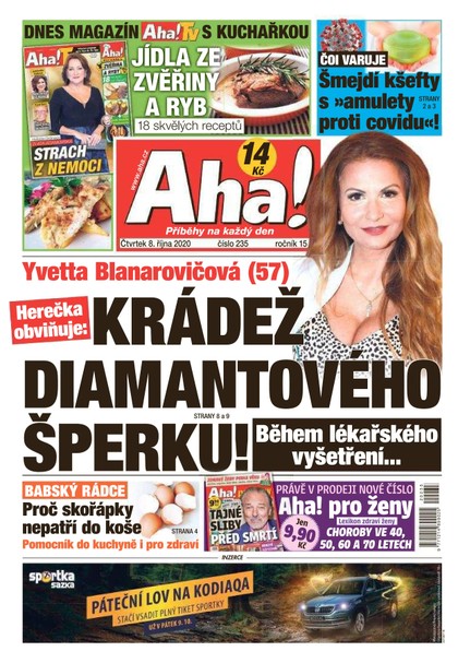 E-magazín AHA! - 8.10.2020 - CZECH NEWS CENTER a. s.