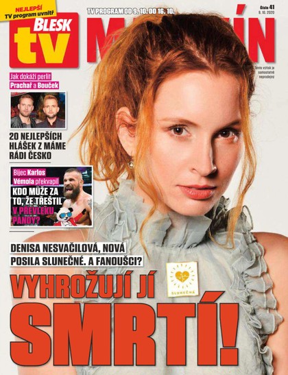 E-magazín Příloha Blesk Tv - 9.10.2020 - CZECH NEWS CENTER a. s.