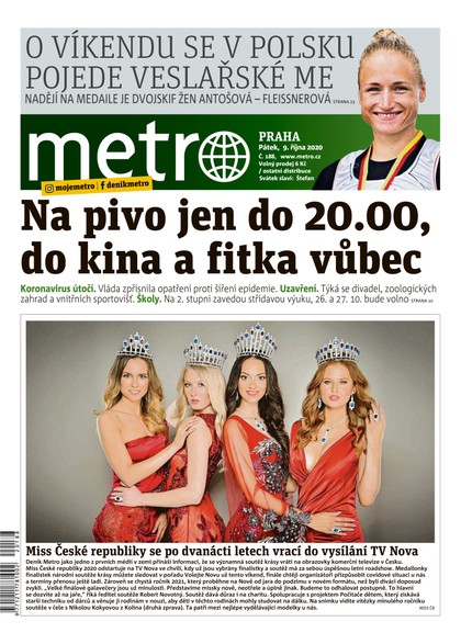 E-magazín METRO - 9.10.2020 - MAFRA, a.s.