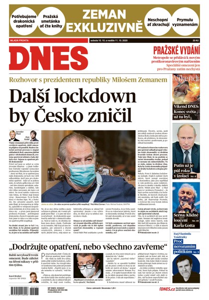 E-magazín MF DNES - 10.10.2020 - MAFRA, a.s.