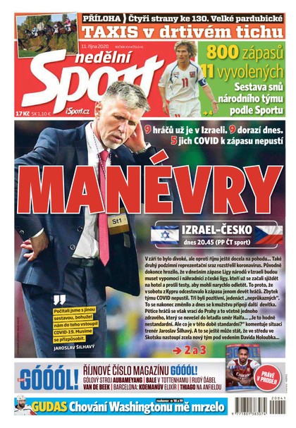 E-magazín Nedělní Sport - 11.10.2020 - CZECH NEWS CENTER a. s.