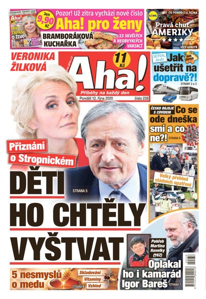 E-magazín AHA! - 12.10.2020 - CZECH NEWS CENTER a. s.