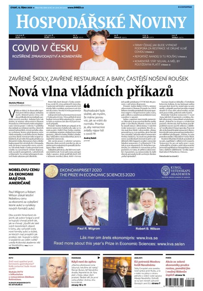 E-magazín HN 198 - 13.10.2020 - Economia, a.s.