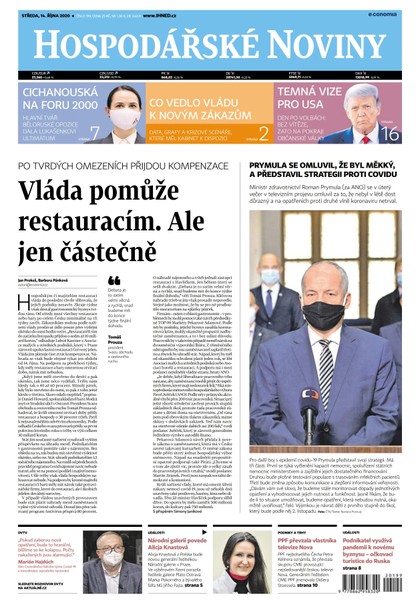 E-magazín HN 199 - 14.10.2020 - Economia, a.s.